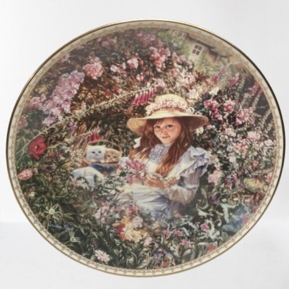 Sandra Kuck Collectors Plate - "Garden of Sunshine" - Sugar and Spice - Picture 1 of 3